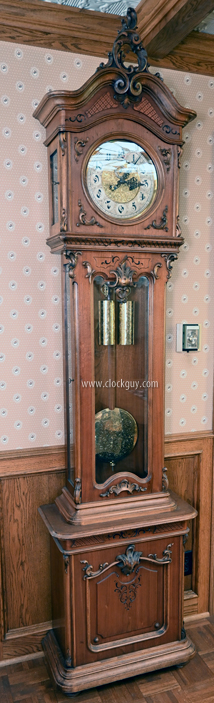 45-Day Standing Baroque Regulator ~ Antique Clocks Guy