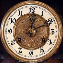 &ldquo;RA&rdquo; Regulator with Repousse Pendulum ~ Antique Clocks Guy