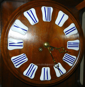 Ornate French Wall Clock with Gilded Iron Mounts ~ Antitque Clocks Guy