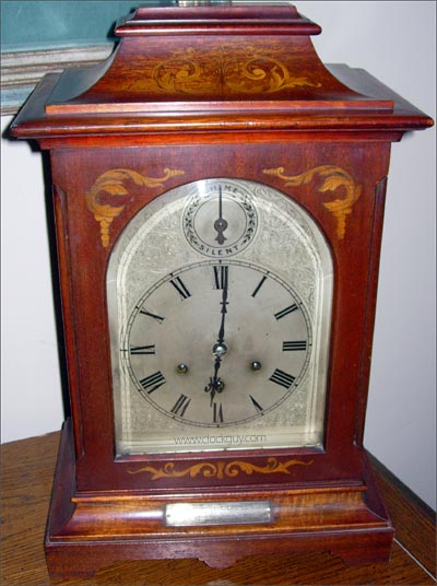  Gustav Becker Chiming Bracket Clock - Antique Clocks Guy - Reference Library