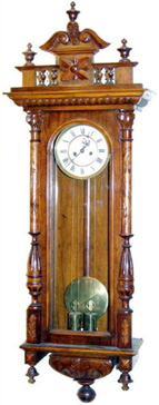 Gustav Becker 2-weight, c.1890 - Antique Clocks Guy