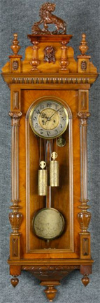 Gustav Becker 2-weight - Antique Clocks Guy