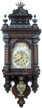 Gustav Becker Ornate Free-Swinger ~ Antique Clocks Guy