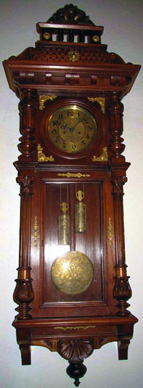 Gustav Becker - Ornate 2-weight - Antique Clocks Guy