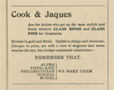 Cook & Jaques Class Rings Advertisement ~ Antique Clocks Guy