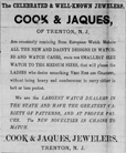 Cook & Jaques Watches Advertisement ~ Antique Clocks Guy