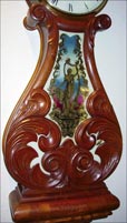 Elmer O. Stennes Lyre Banjo - Antique Clocks Guy