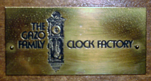 Gazo Family Clock Factory - Factory Label - Antique Clocks Guy