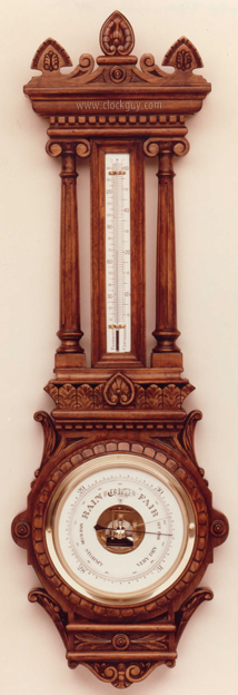Gazo "Cambria Pines" Barometer ~ Antique Clocks Guy