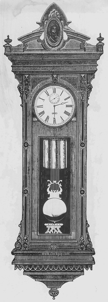Gazo "X-Series" Prototype Drawing - Never Built - Copy of E. Howard Regualator No. 67 - Antique Clocks Guy