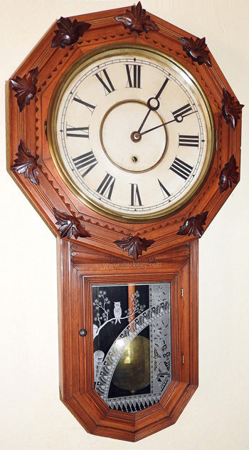 Gilbert "Star Drop", c.1895 ~ Antique Clocks Guy