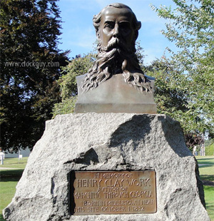 Henry Clay Memorial - click to enlarge ~ Antique Clocks Guy