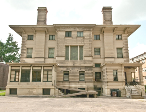 Herschede Mansion Cincinatti - Rear ~ Antique Clocks Guy