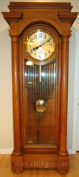 Charles Jacques 13-Tube Hall Clock, Case Model No. 1750 ~ Antique Clocks Guy