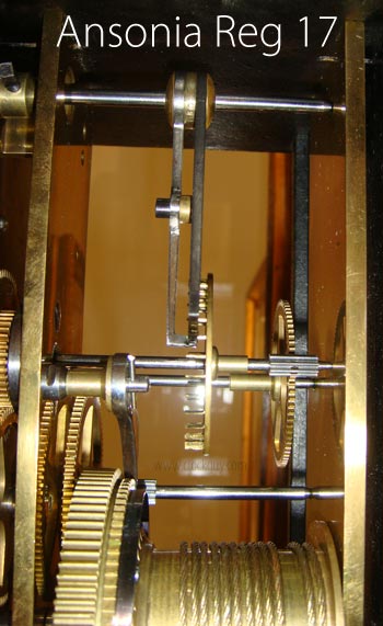 Ansonia Regulator No. 17 - pinwheel regulator