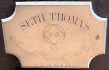 Seth Thomas Precision Astronomical Regulator - Maker Badge No. 11 ~ Antique Clocks Guy