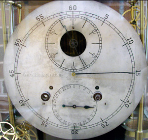 Serth Thomas Precision Astronomical Regulator dead beat escapement model dial ~ Antique Clocks Guy