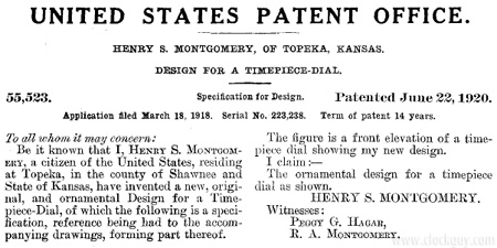 SFRR-Montgomery "Safety First" Patent Application ~ Antique Clocks Guy