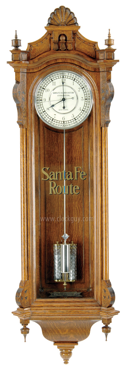 Santa Fe Regulator (Seth Thomas Reg. No. 19) ~ Antique Clocks Guy