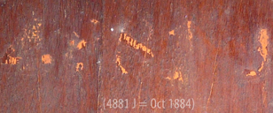 Date Stamp on Seth Thomas Clock ~ Antique Clocks Guy