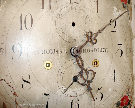 Thomas & Hoadley Tallcase Clock Dial ~ Antique Clocks Guy