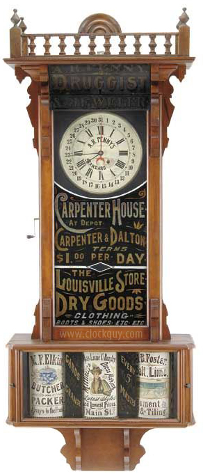 Sidney Advertising Clock ~ Antique Clocks Guy