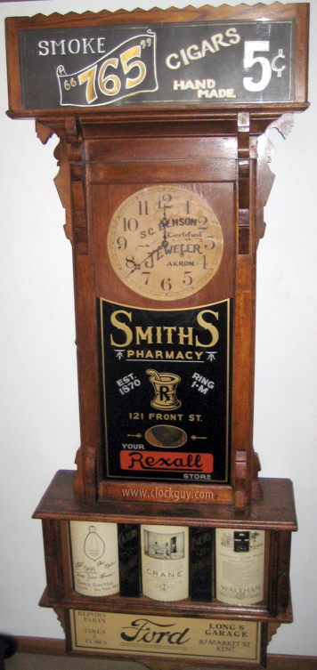Sidney Advertising Clock ~ Antique Clocks Guy