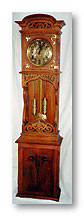 Lenzkirch tallcase open-well clock; contact us for details!
