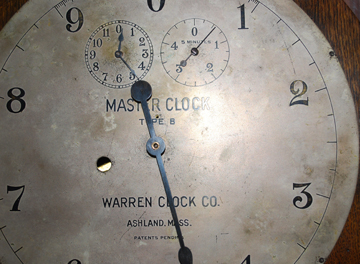 Warren Telechron - Type "B" Dial - Antique Clocks Guy Reference Library