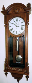Seth Thomas Regulator No.6 in Walnut with Raised Backboard ~ Antique Clocks Guy