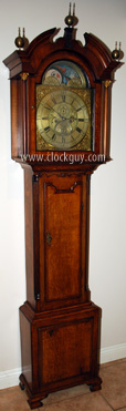 English Longcase Clock Signed "John Heaton, Bierley" ~ Antique Clocks Guy