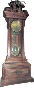 James A. Wood, NY - Regulator No. 8 ~ Antique Clocks Guy