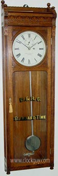 E. Howard Regulator No. 72 in Oak - Antique Clocks Guy
