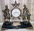 Ansonia "Music & Poetry" Figural Clock - Antique Clock Guy