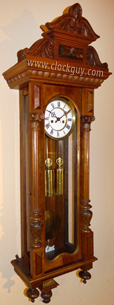 Vienna Regulator by Gustav Becker ~ Antique Clocks Guy