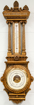 Gazo "Cambria Pines" Barometer ~ Antique Clocks Guy