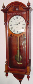 Unusual-to-Find Seth Thomas Regulator No. 6 in Cherry ~ Antique Clocks Guy