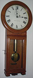 Seth Thomas Regulator No. 2 in Oak  - Antique Clocks Guy