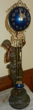 Ansonia "Juno" Swing-Arm Clock ~ Antique Clocks Guy