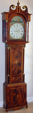 English "Rocking Ship" Longcase Clock - Antique Clocks Guy